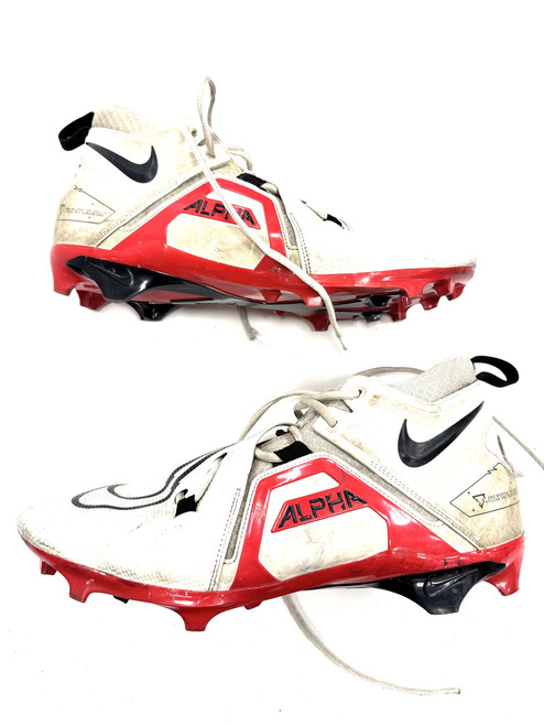 Vist Large View of Product Image Which is Used Nike Adult FB Cleats White Senior 14