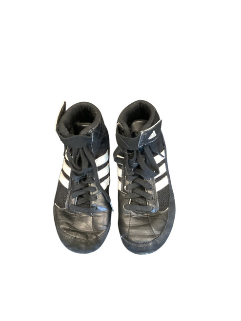 Used Adidas Wrestling Shoes Black Junior 01.5 11845-S000033685 Vist Large View of Product Image Which is Used Adidas Wrestling Shoes Black Junior 01.5