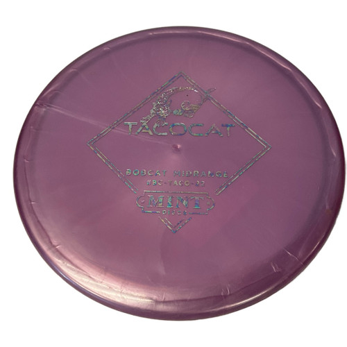 Vist Large View of Product Image Which is Used MINT TACOCAT BOBCAT Disc Golf Mid Range Pink