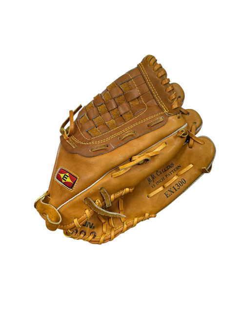 Vist Large View of Product Image Which is Used Easton EX1300 RHT GLOVE BB/SB Glove RH Throw Brown 13"
