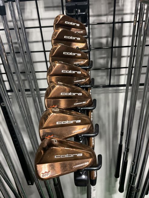 Vist Large View of Product Image Which is Used Cobra RICKIE FOWLER KING COPPER Mens Iron Set RH 4I-PW