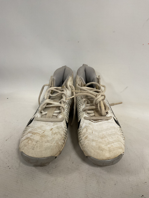 Vist Large View of Product Image Which is Used Nike ALPHA MENACE Jr FB Cleats White Junior 05.5