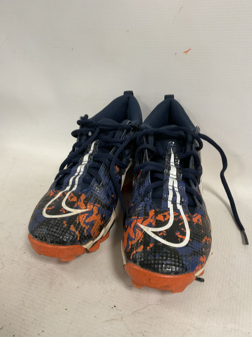 Used Nike ALPHA MENACE Jr FB Cleats Navy Blue Junior 05.5 11882-S000016696 Vist Large View of Product Image Which is Used Nike ALPHA MENACE Jr FB Cleats Navy Blue Junior 05.5