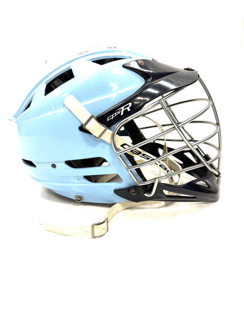 Used Cascade CPX R Lacrosse Helmet Carolina Blue One Size 11860-C000300009 Vist Large View of Product Image Which is Used Cascade CPX R Lacrosse Helmet Carolina Blue One Size