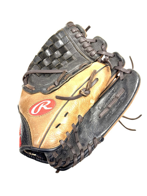 Used Rawlings D115BBDPT BB/SB Glove RH Throw Brown 11 1/2" 11860-C000300016 Vist Large View of Product Image Which is Used Rawlings D115BBDPT BB/SB Glove RH Throw Brown 11 1/2"