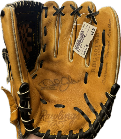 Vist Large View of Product Image Which is Used Rawlings RBG201WB BB/SB Glove RH Throw Brown 11"