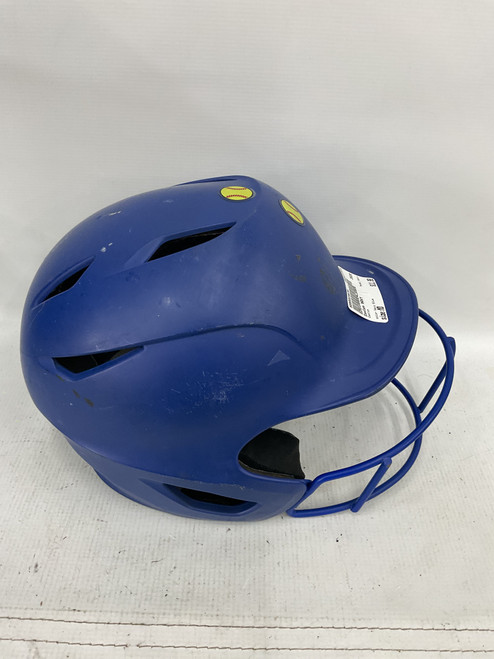 Vist Large View of Product Image Which is Used Easton NAVY Batting Helmet w/Mask Navy Blue MD