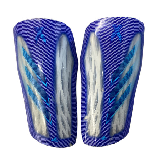Vist Large View of Product Image Which is Used Adidas Soccer Shin Guards Adult Royal Blue MD