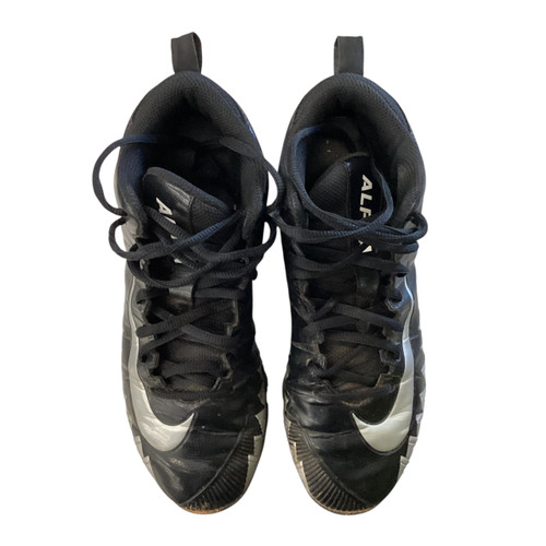 Vist Large View of Product Image Which is Used Nike Adult FB Cleats Silver Senior 6.5