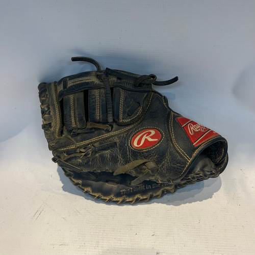 Vist Large View of Product Image Which is Used Rawlings R115BB BB/SB Glove LH Throw Black 11 1/2"