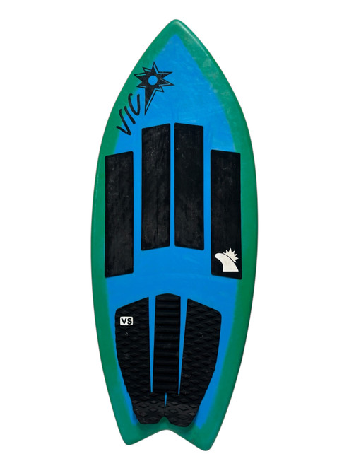 Vist Large View of Product Image Which is Used Victoria Foam Skim Board Green 52"
