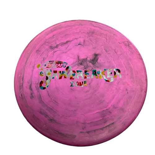 Vist Large View of Product Image Which is Used Discraft JB ZONE Disc Golf Mid Range Purple