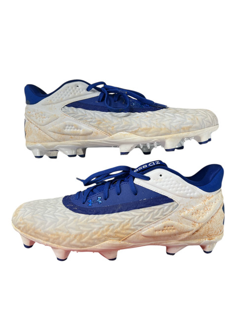 Vist Large View of Product Image Which is Used Under Armour BASEBALL MOLDS BB/SB Cleats Royal Blue Senior 12