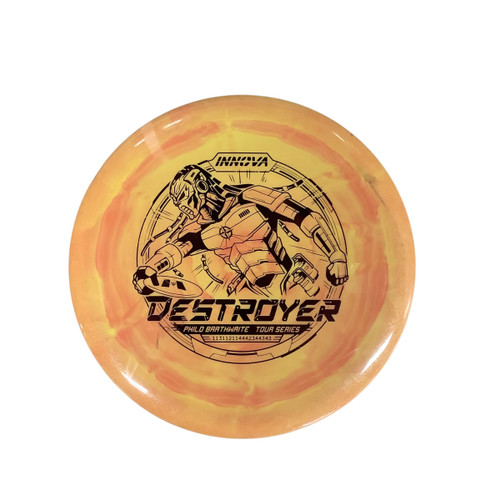Used Innova DESTORYER Disc Golf Driver Gold 11479-S000407476 Vist Large View of Product Image Which is Used Innova DESTORYER Disc Golf Driver Gold