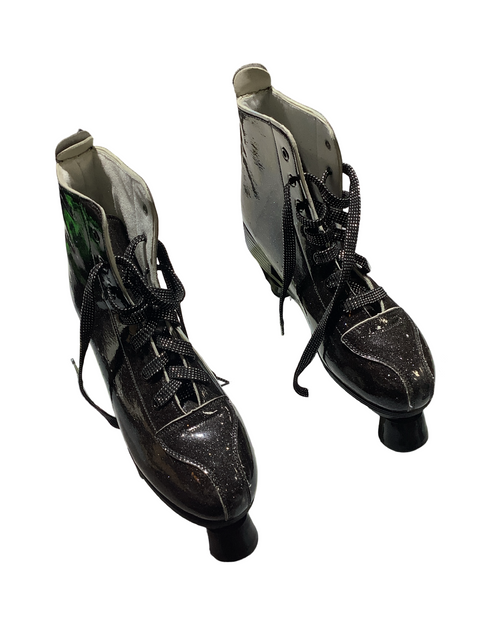 Vist Large View of Product Image Which is Used XUDREZ Senior Roller Quad Skates Black Senior 8.5