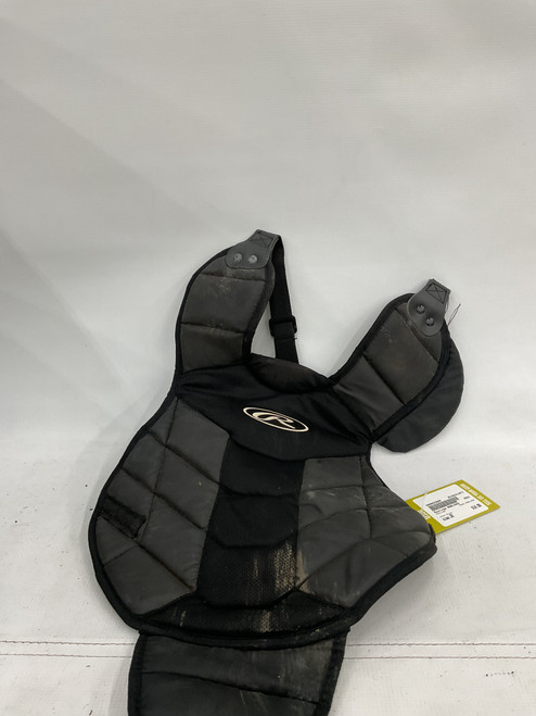Vist Large View of Product Image Which is Used Rawlings RAWLINGS Catchers Chest Protector Black Junior