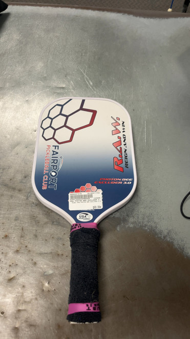 Used RAW PHOTON BEE EXCLUDER 3.0 Pickleball Racquet None 11793-S000257670 Vist Large View of Product Image Which is Used RAW PHOTON BEE EXCLUDER 3.0 Pickleball Racquet None