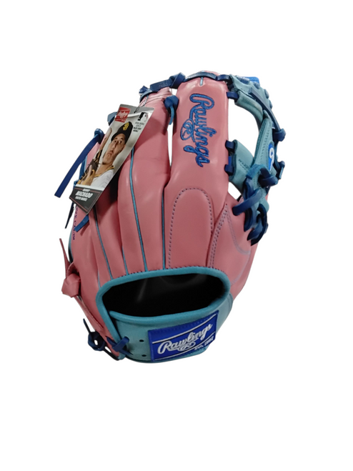 Used Rawlings R9PMM13P BB/SB Glove RH Throw Pink 11 1/2" 11887-S000020782 Vist Large View of Product Image Which is Used Rawlings R9PMM13P BB/SB Glove RH Throw Pink 11 1/2"