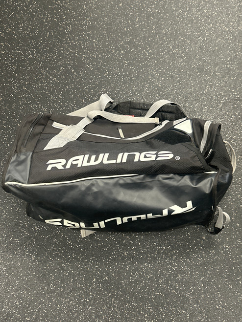 Vist Large View of Product Image Which is Used Rawlings DUFFLE BAG BB/SB Player Carry Bag Black