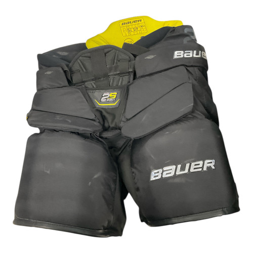 Vist Large View of Product Image Which is Used Bauer 2S PRO Senior Goalie Pant Black SM