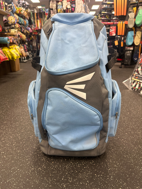 Vist Large View of Product Image Which is Used Easton TRAVELER STAND UP BAG BB/SB Player Wheeled Bag Carolina Blue