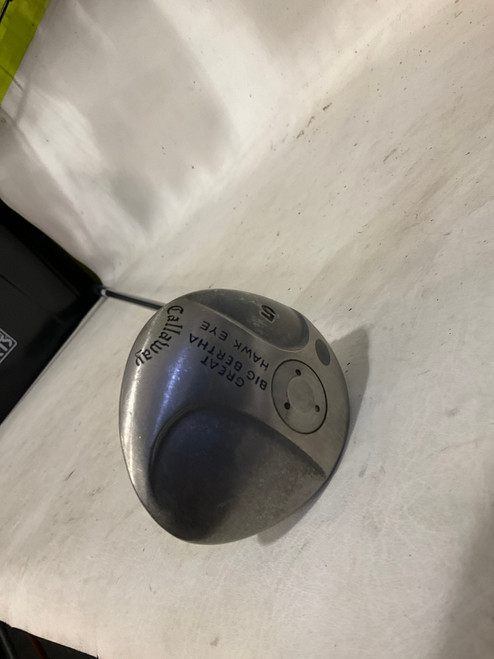 Used Callaway GREAT BIG BERTHA 3 Mens Fairway Wood LH 5 Wood 11790-S000050848 Vist Large View of Product Image Which is Used Callaway GREAT BIG BERTHA 3 Mens Fairway Wood LH 5 Wood
