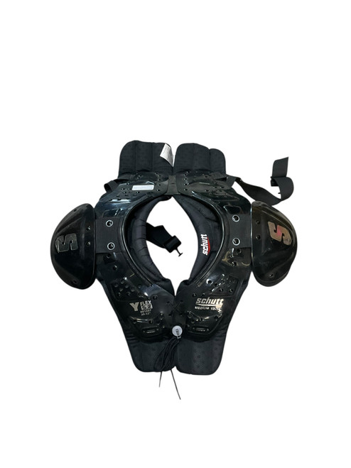 Vist Large View of Product Image Which is Used Schutt FLEX 5.2 FB Shoulder Pads Black MD