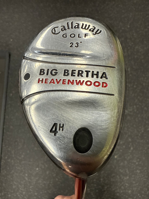 Used Callaway BIG BERTHA HEAVENWOOD Mens Hybrid Club RH 4 Hybrid 10558-S000243732 Vist Large View of Product Image Which is Used Callaway BIG BERTHA HEAVENWOOD Mens Hybrid Club RH 4 Hybrid