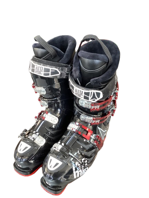 Vist Large View of Product Image Which is Used Atomic HAWK 80 Mens DH Ski Boot Black 295 MP - M11.5