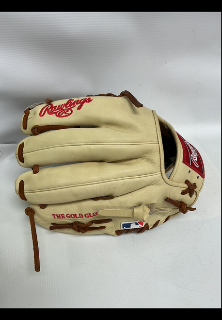 Vist Large View of Product Image Which is Used Rawlings HEART OF THE HIDE PROR205-4CT BB/SB Glove LH Throw Blond 11 3/4"