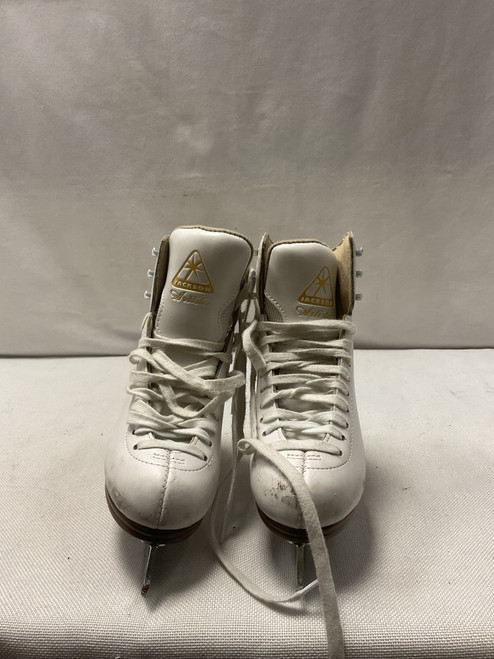 Vist Large View of Product Image Which is Used Jackson ARTISTE Girls Figure Skate White Junior 01