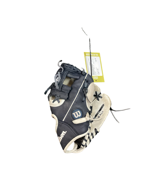 Vist Large View of Product Image Which is Used Wilson T BALL BB/SB Glove T-ball Navy Blue 9"