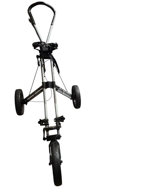 Vist Large View of Product Image Which is Used Bag Boy TRI SWIVEL 2 Golf Push Cart 3-Wheel