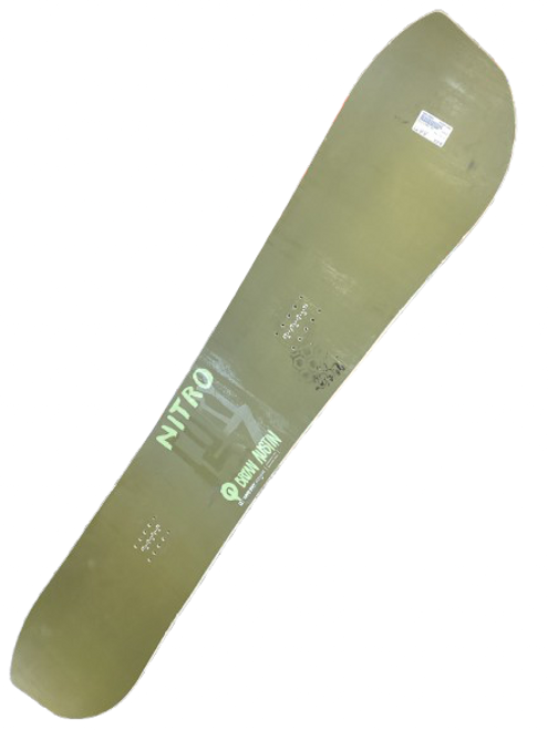 Vist Large View of Product Image Which is Used Nitro FURY 157 Mens Snowboard Only Olive Green 157 cm
