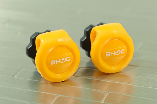 Vist Large View of Product Image Which is New SHOC Viper Visor Clips Gold