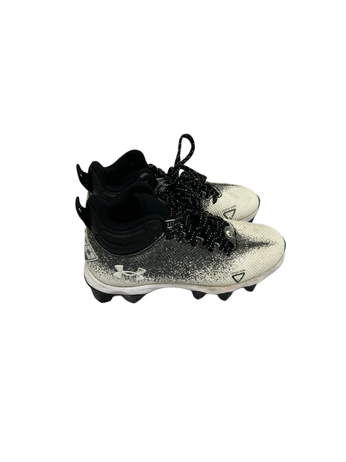 Vist Large View of Product Image Which is Used Under Armour Spotlight Franchise Jr 1 FB Cleats Black