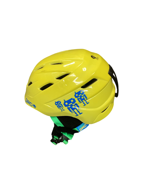 Vist Large View of Product Image Which is Used Giro Snowsport Helmet Youth Yellow One Size