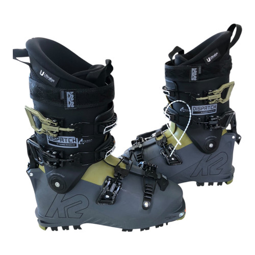 Used K2 DISPATCH Mens DH Ski Boot Grey 265 MP - M08.5 - W09.5 11820-S000048117 Vist Large View of Product Image Which is Used K2 DISPATCH Mens DH Ski Boot Grey 265 MP - M08.5 - W09.5
