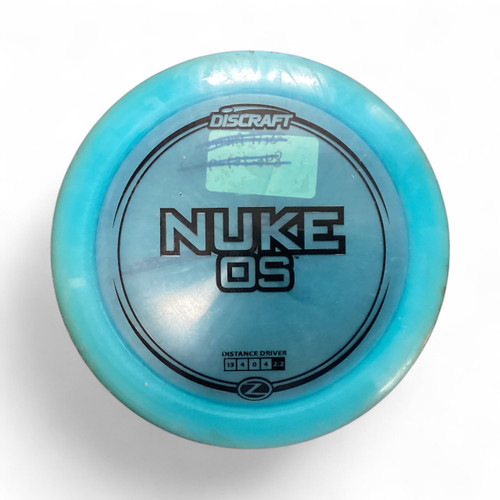 Used Discraft Z NUKE OS Disc Golf Driver Royal Blue 11846-S000096033 Vist Large View of Product Image Which is Used Discraft Z NUKE OS Disc Golf Driver Royal Blue