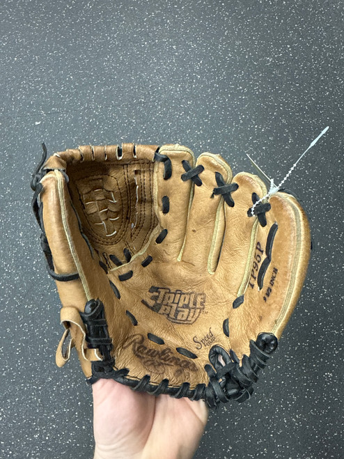 Used Rawlings TP95P BB/SB Glove T-ball Brown 9 1/2" 10558-S000243743 Vist Large View of Product Image Which is Used Rawlings TP95P BB/SB Glove T-ball Brown 9 1/2"