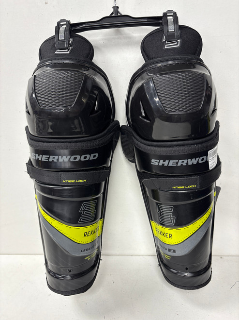 Used Sher-wood REKKER LEGEND 2 Senior Shin Guards Black 13" 11891-S000309271 Vist Large View of Product Image Which is Used Sher-wood REKKER LEGEND 2 Senior Shin Guards Black 13"