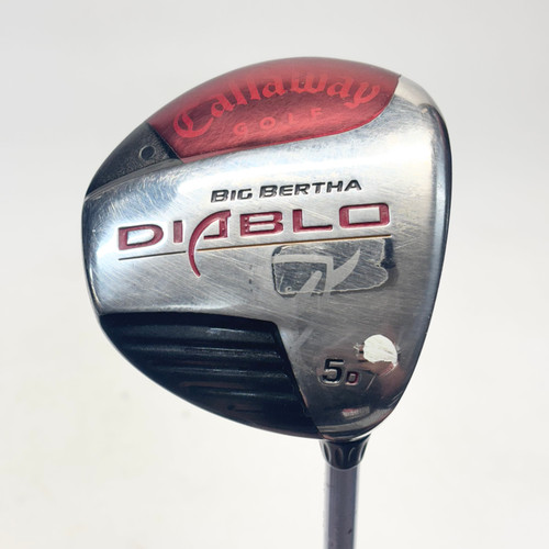 Used Callaway BIG BERTHA DIABLO Mens Fairway Wood RH 5 Wood 11805-S000069839 Vist Large View of Product Image Which is Used Callaway BIG BERTHA DIABLO Mens Fairway Wood RH 5 Wood