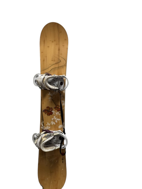 Vist Large View of Product Image Which is Used Arbor PUSH Womens 156 cm Snowboard w/ Womens LG Burton Escapade Bindings