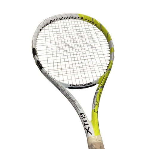 Vist Large View of Product Image Which is Used Babolat XS 102 Adult Tennis Racquet Yellow 4 1/4"