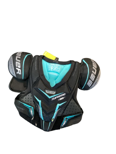 Used Bauer SUPREME Senior Shoulder Pads SM 11853-S000125817 Vist Large View of Product Image Which is Used Bauer SUPREME Senior Shoulder Pads SM