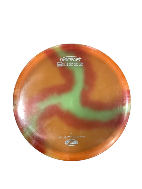 Vist Large View of Product Image Which is Used Discraft BUZZZ Disc Golf Mid Range Orange
