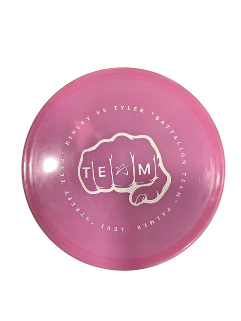 Vist Large View of Product Image Which is Used Prodigy Disc TEAM Disc Golf Mid Range Pink