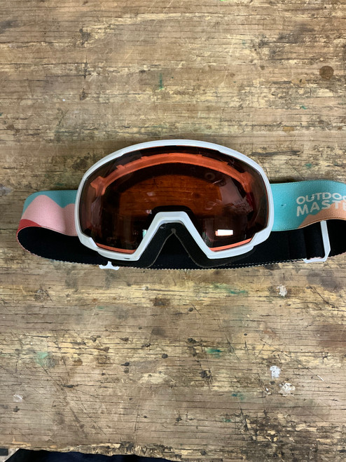 Vist Large View of Product Image Which is Used Snow Goggles Adult White