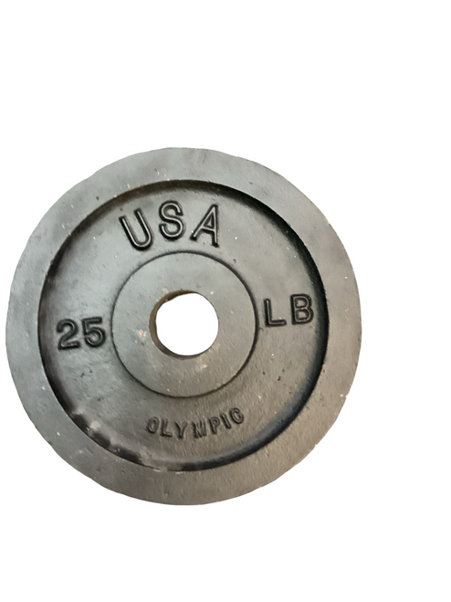 Vist Large View of Product Image Which is Used Olympic Plate (Each) 25 lb