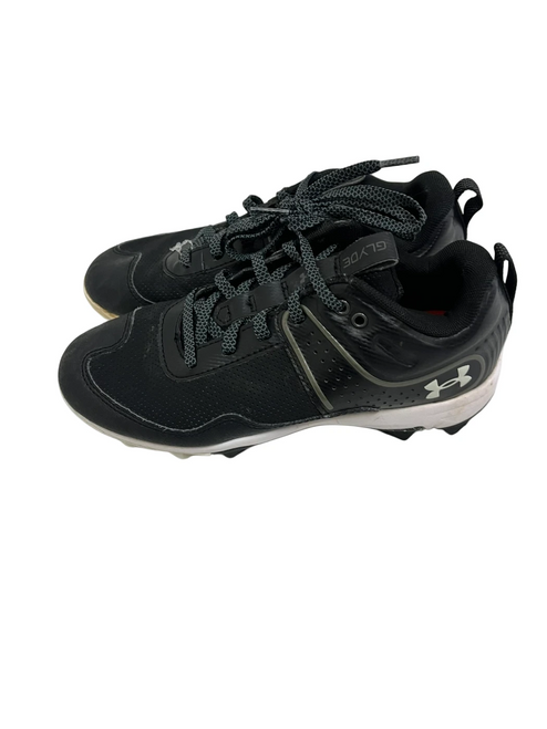 Used Under Armour Glyde Jr 4 Softball Cleats Black   11692-S000143519 Vist Large View of Product Image Which is Used Under Armour Glyde Jr 4 Softball Cleats Black
